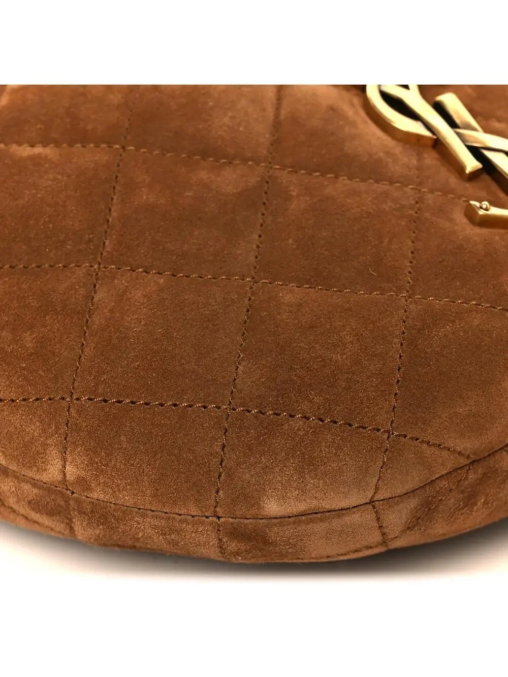 Saint Laurent Suede Quilted Icarino Bag #330096S31B